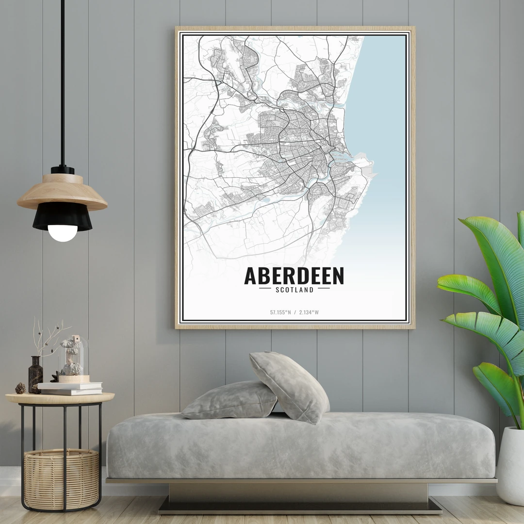 Aberdeen map print preview 4 of 4