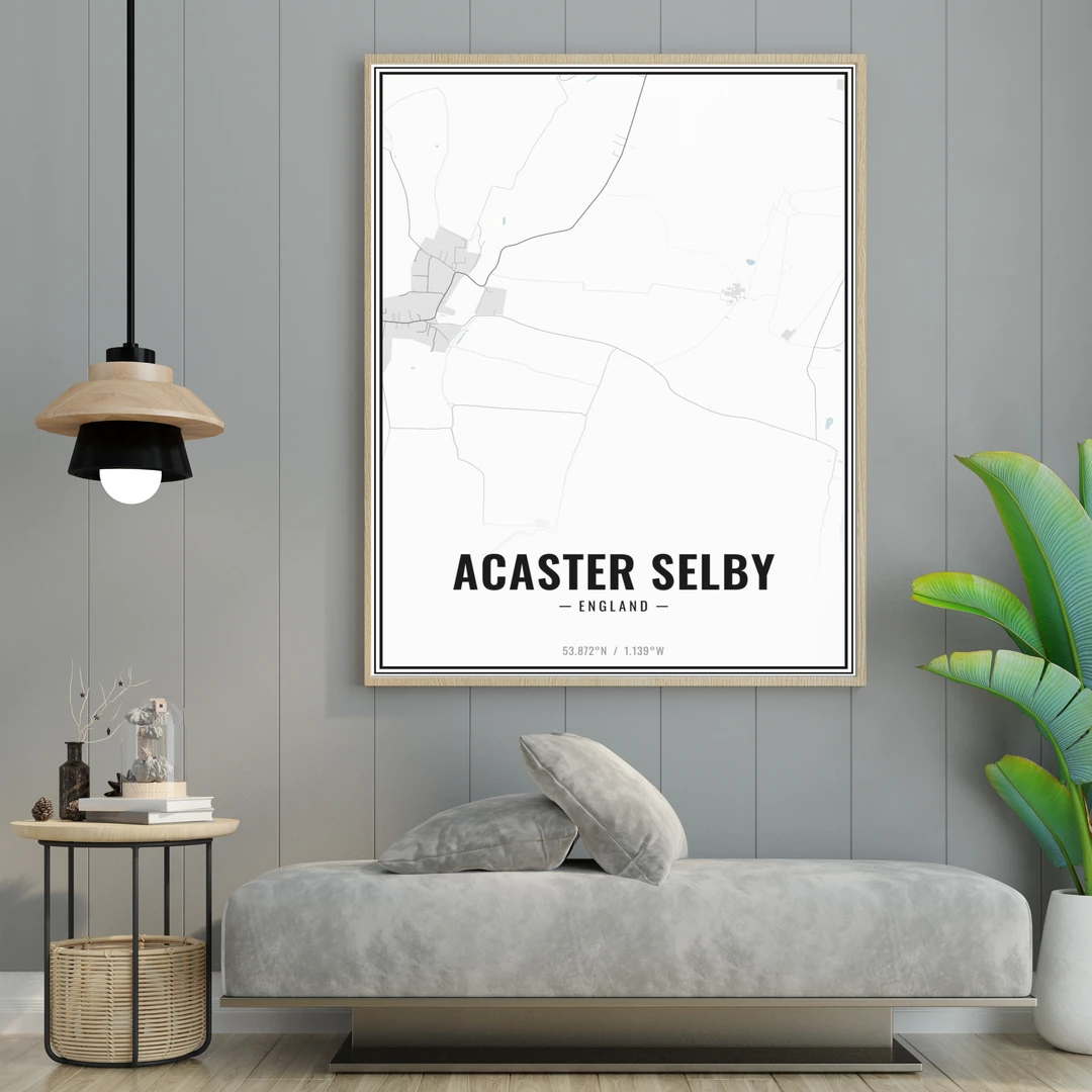 Acaster Selby map print preview 2 of 4