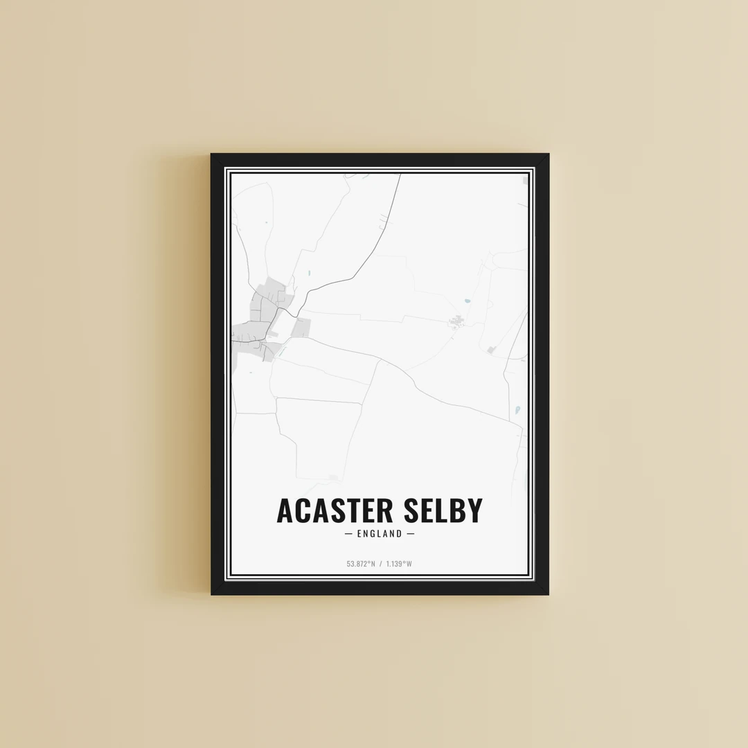 Acaster Selby map print preview 4 of 4