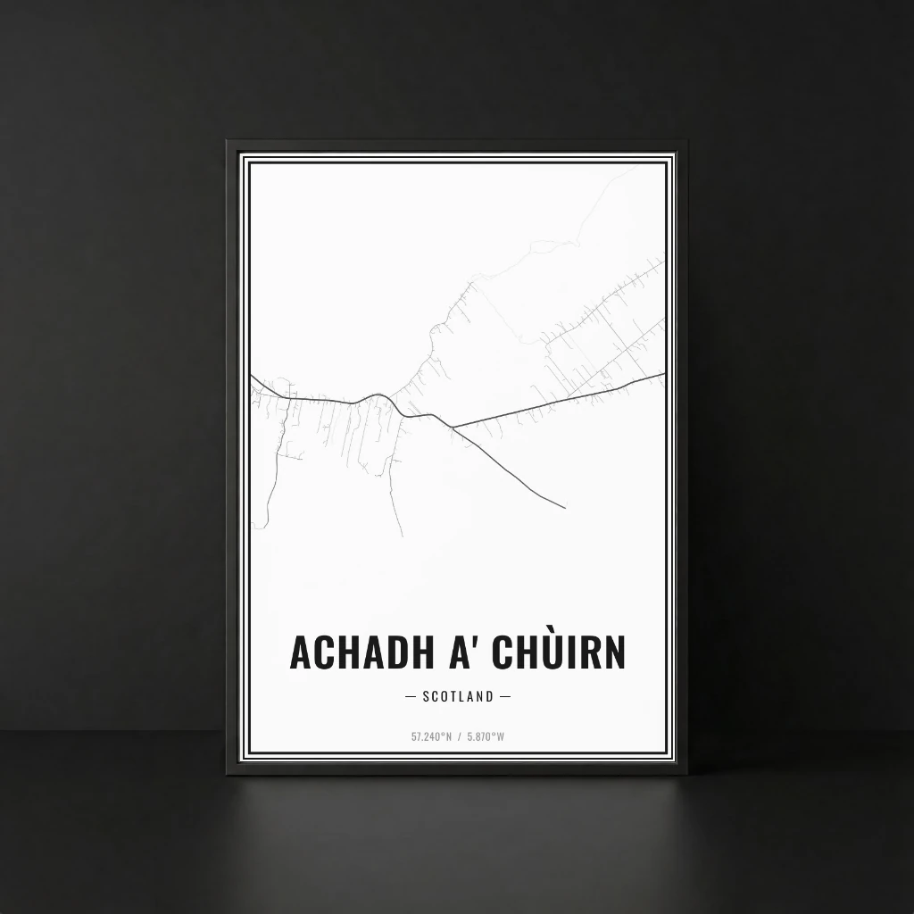 Achadh a' Chùirn map print preview 2 of 4