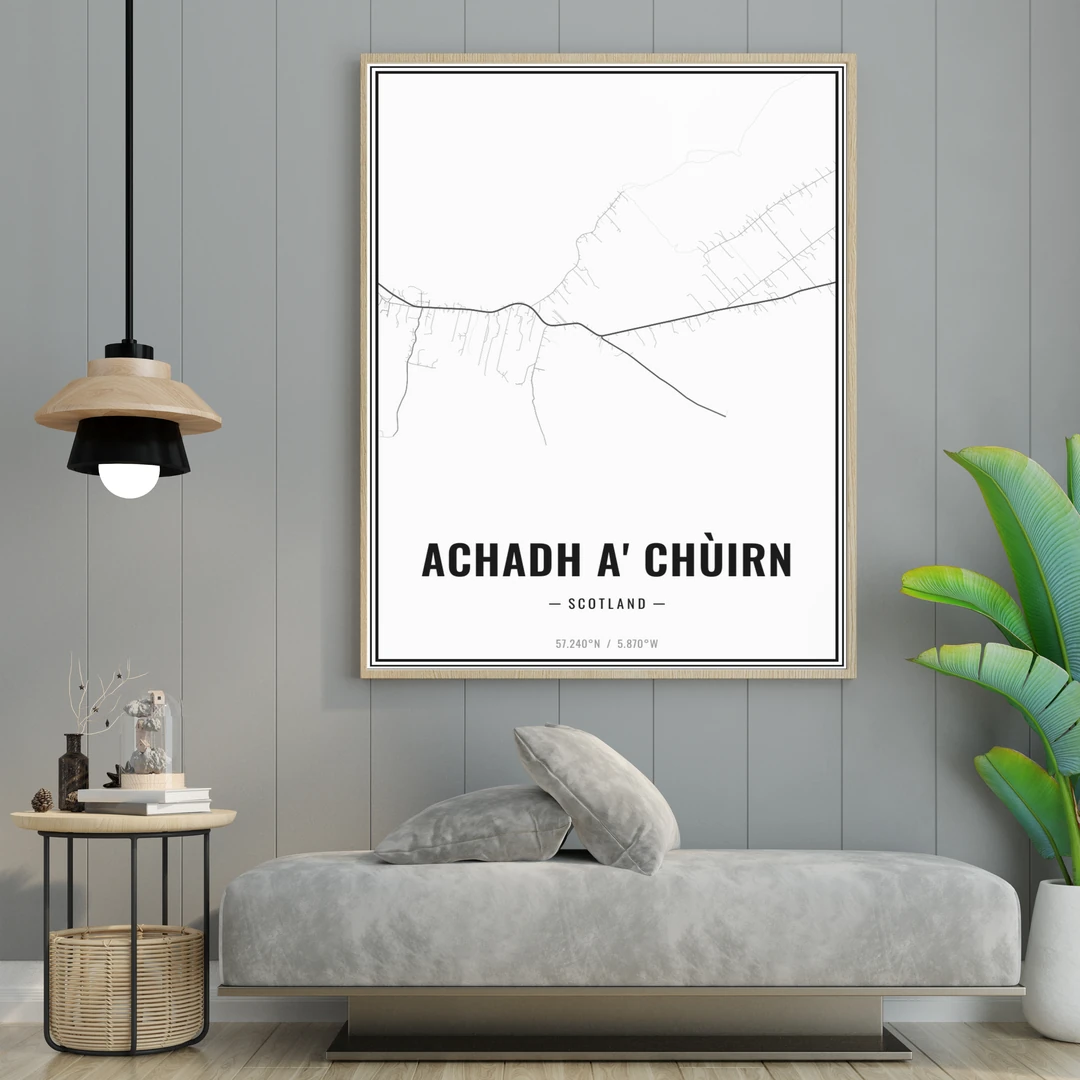 Achadh a' Chùirn map print preview 4 of 4