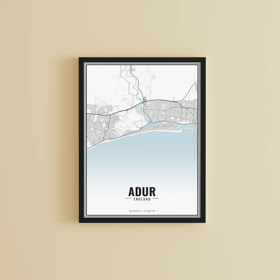 Adur map print preview 4 of 4