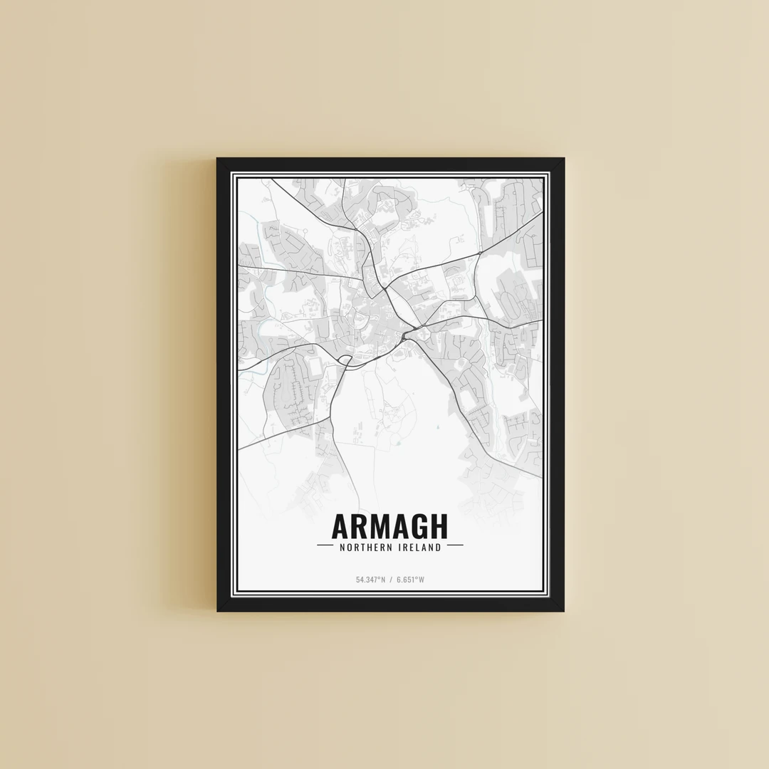 Armagh map print preview 2 of 4
