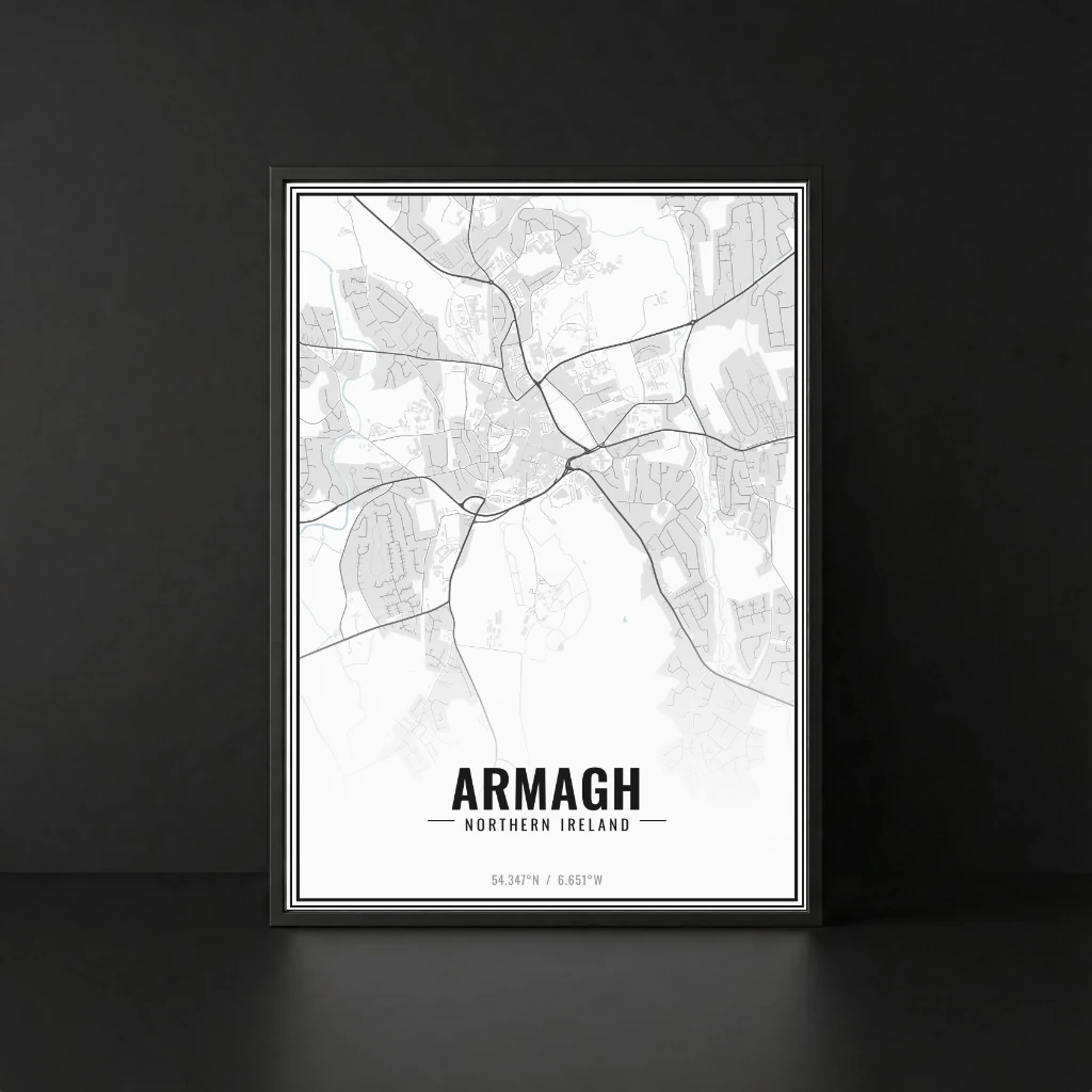 Armagh map print preview 3 of 4