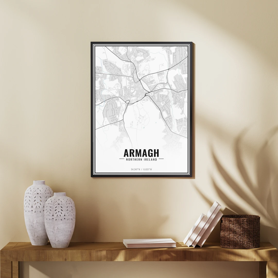 Armagh map print preview 4 of 4